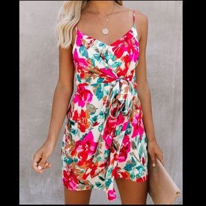 VICI floral mini dress